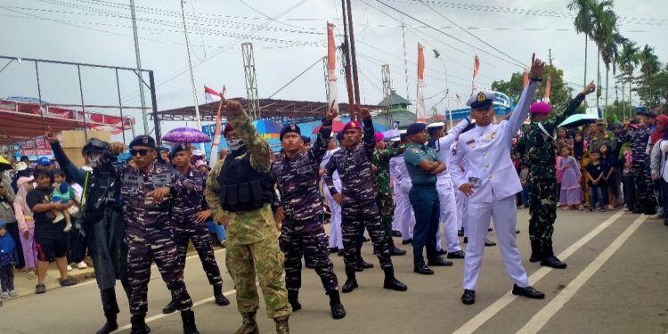 Lanal Sangatta Ikuti Kirab Budaya HUT ke-26 Kabupaten Kutai Timur