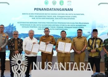 Pemprov Kaltim Teken Delineasi Batas Daerah Otorita IKN 