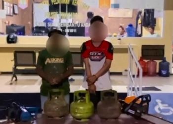 Dua Pencuri Chainsaw Ditangkap Polsek Tenggarong 