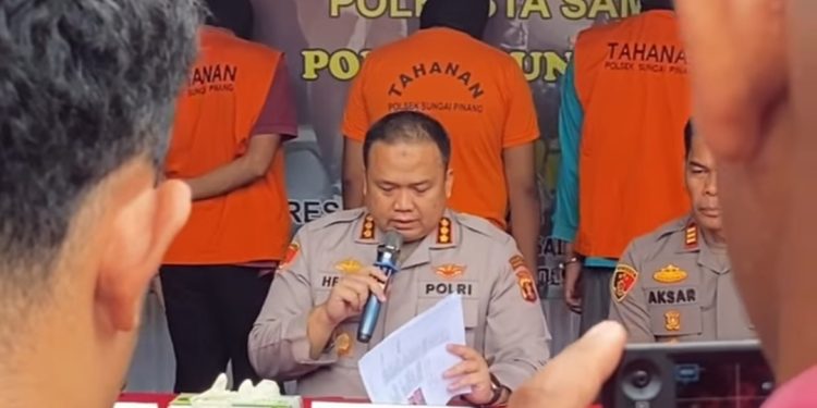 Polresta Samarinda Ungkap Perkara Tindak Pidana 4C, Tujuh Tersangka Ditangkap