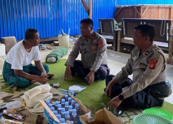 Satuan Binmas Polres Gelar Patroli Sambang, Jaga Kamtibmas