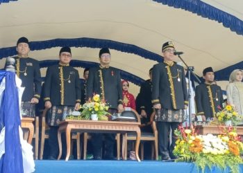 Dandim Hadiri Upacara Puncak Peringatan HUT ke-26 Kutai Timur
