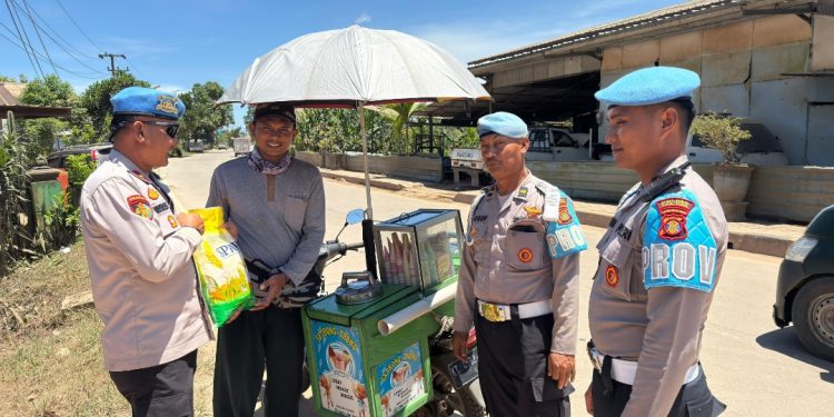 Propam Polres Saluran Bansos dan Edukasi Layanan Pengaduan Online