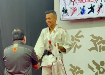Bripda Elman, Personel Brimob Raih Perak di PON Bela Diri Kudus 2025
