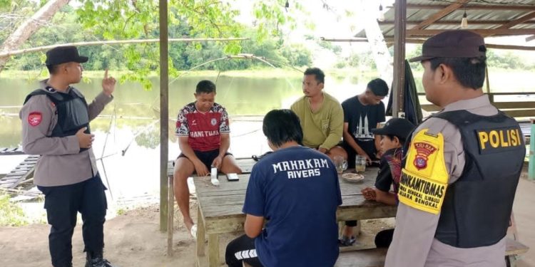 Jaga Kamtibmas, Polsek Muara Bengkal Intensifkan Patroli KRYD