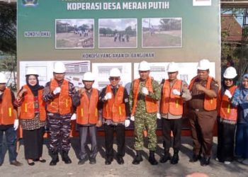 Kodim Kutai Timur Gelar Peletakan Batu Pertama Koperasi Merah Putih