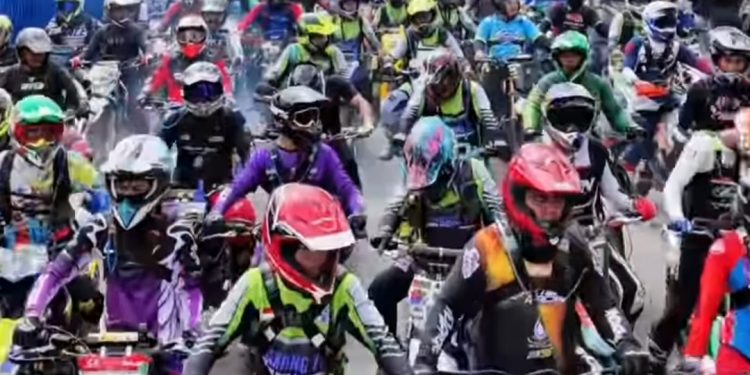 Kapolres Paser Lepas 800 Raider Trail Adventure di Ajang PBSB VII