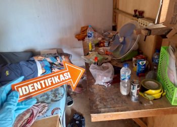 Polres Turunkan Tim Olah TKP  Jenazah di Mess SMKN 2 Sangatta Utara