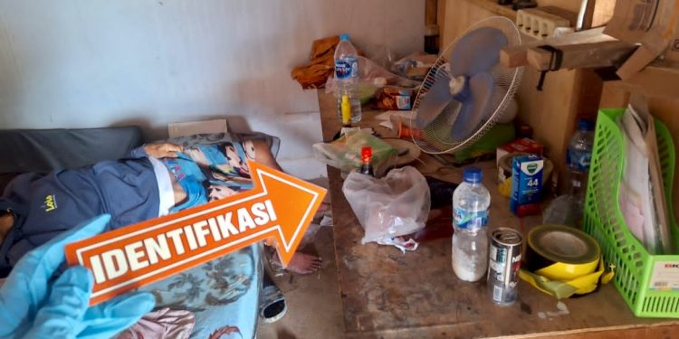 Polres Turunkan Tim Olah TKP  Jenazah di Mess SMKN 2 Sangatta Utara