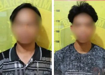 Dua Pemuda Maling Buah Sawit Dibekuk Polisi, Perusahaan Rugi Rp3,6 Juta