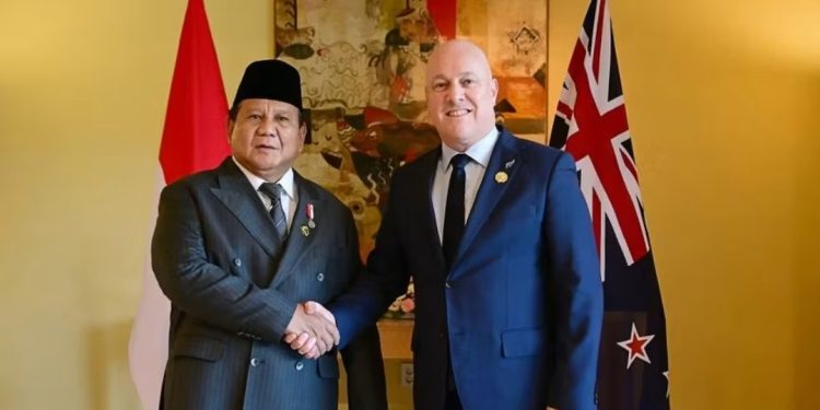 Prabowo-PM Selandia Baru Bahas Kerja Sama Ekonomi Perdagangan
