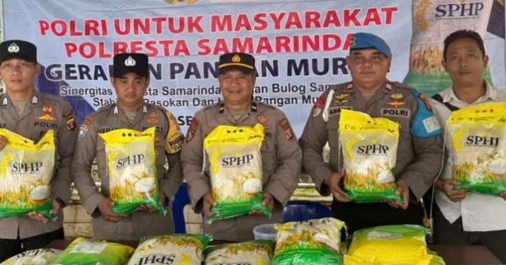 Polsek Palaran Gandeng Bulog Gelar GPM untuk Warga Bantuas
