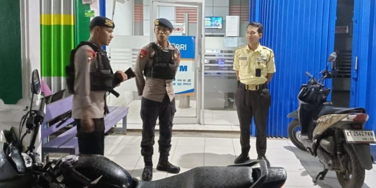 Patroli Obyek Vital, Personel Polda Sambangi Tiga Lokasi di Kutai Barat