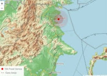 Gempa Magnitudo 4.4 Kembali Guncang Tarakan, Warga Panik Berhamburan