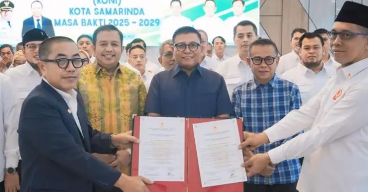 KONI Samarinda Dilantik, Wawali Dorong Tingkatkan Prestasi Atlet