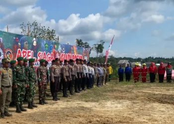 Polres Paser Apel Siaga dan Gladi Posko Kebakaran Hutan dan Lahan