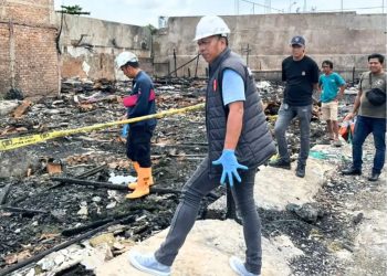 Kebakaran 20 Bangunan di Gang Selamat Samarinda, Puslabfor Olah TKP