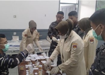 Semua Personel Lanal Sangatta Dites Urine Mendadak, Hasilnya Negatif 