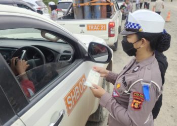 25 Pelanggar Terjaring Operasi 21 Gabungan di Poros Sangatta-Bengalon 