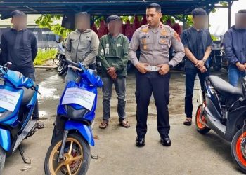 Satlantas Polresta Samarinda Amankan 4 Motor Dipakai Balap Liar