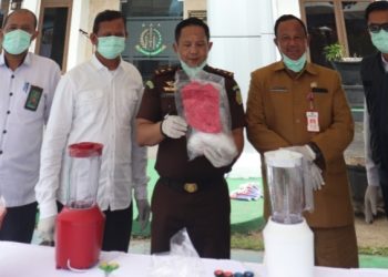 Kejari Bontang Musnahkan 673 Gram Sabu dan Puluhan Barang Bukti Inkracht