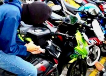 Kurang 24 Jam, Polsek Samarinda Seberang Ringkus Maling Motor di Harun Nafsi