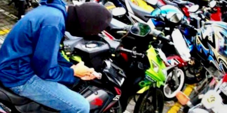 Kurang 24 Jam, Polsek Samarinda Seberang Ringkus Maling Motor di Harun Nafsi