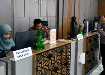 Polwan SPKT Jadi Garda Depan Pelayanan Publik di Polres Kutai Timur