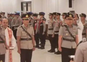 Sertijab Kabag Ren dan Kabag Log, Kapolres Tegaskan Pentingnya Profesionalisme 