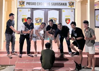 Pria di Sandaran Ditangkap, Polsek Sangsaka Sita 8,62 Gram Sabu