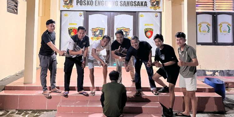 Pria di Sandaran Ditangkap, Polsek Sangsaka Sita 8,62 Gram Sabu