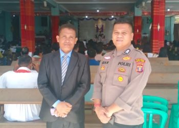 Personel Polri Kawal Ibadah Natal di Gereja HKBP Kutai Timur