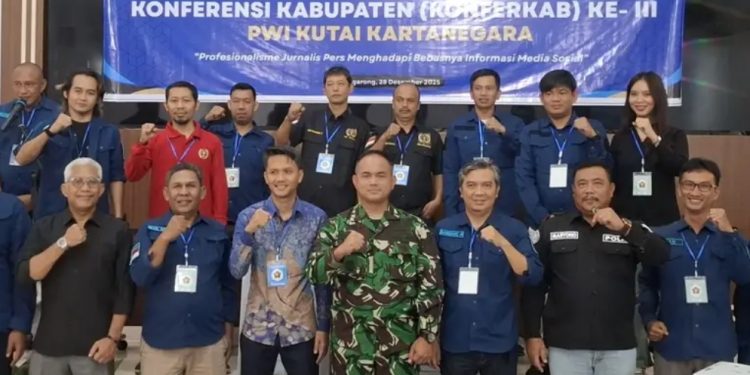 Konferkab III PWI Kukar, Polres Perkuat Kemitraan dengan Pers