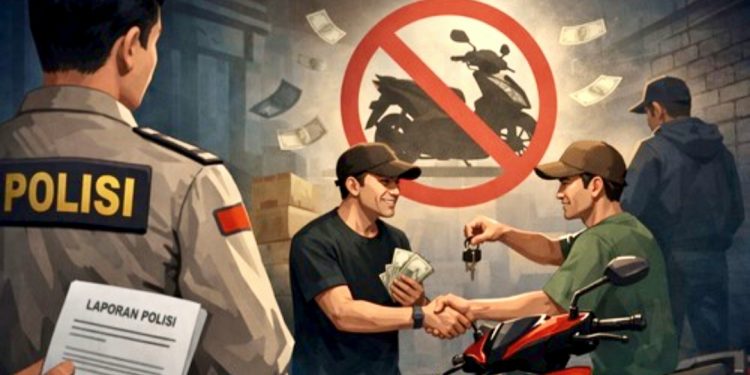 Mengaku Polisi Tipu Korban, Pelaku Penggelapan Motor Diringkus 