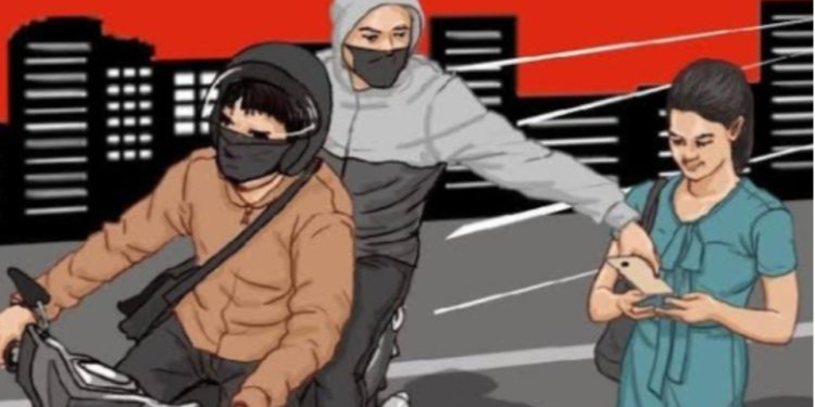 Jambret di Jalan Gelatik Samarinda Ditangkap, Aksi Terungkap Lewat CCTV