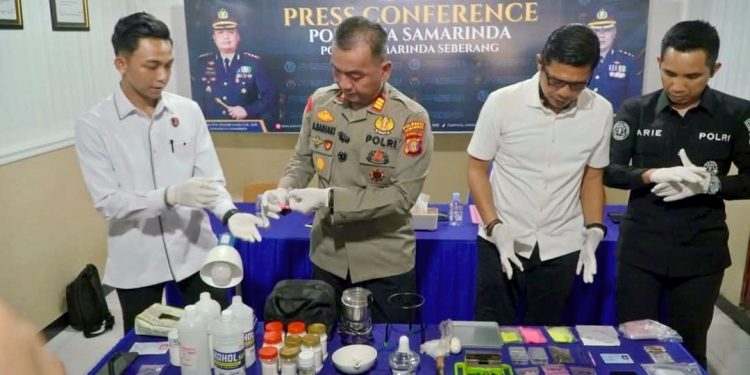 Polsek Samarinda Seberang Ungkap Jaringan Narkoba, Dua Residivis Ditangkap