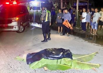 Kecelakaan di Road 9 Sangatta, Pengendara Motor Tewas di Tempat 