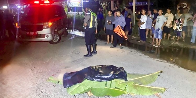 Kecelakaan di Road 9 Sangatta, Pengendara Motor Tewas di Tempat