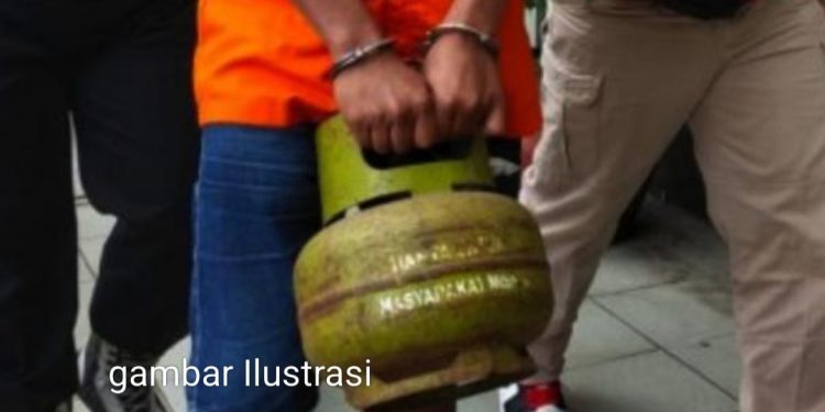Terekam CCTV, Maling 70 Tabung Gas Elpiji di Palaran Ditangkap 