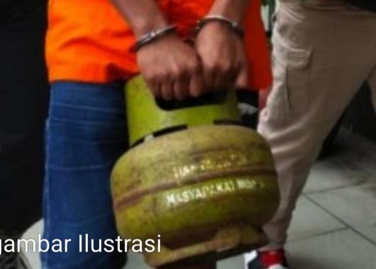 Terekam CCTV, Maling 70 Tabung Gas Elpiji di Palaran Ditangkap 