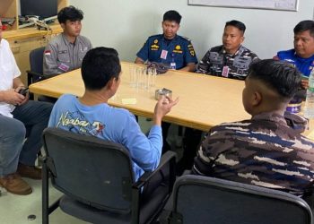 Tim Gabungan Investigasi Insiden Tabrakan Kapal Asing di Perairan Sangkulirang