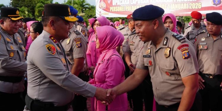 Kado Tahun Baru, 81 Personel Brimob Kaltim Naik Pangkat 
