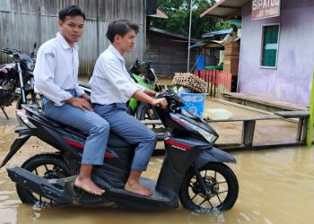 Debit Air Sungai Naik, Pemdes Batu Timbau Ulu Diminta Siapkan Posko Darurat