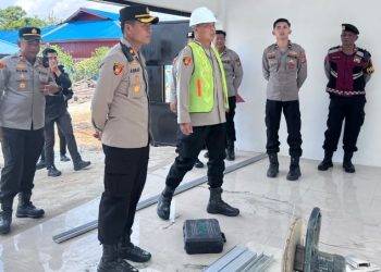 Kunjungi Polsek Sangatta Utara, Kapolres Tekankan Pelayanan Humanis dan Ketahanan Pangan