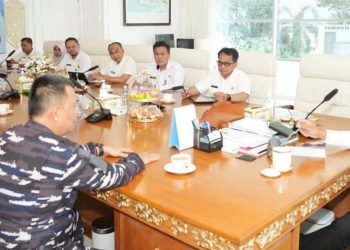 Gubernur dan Pangkodaeral Bahas Penguatan Keamanan Laut dan IKN