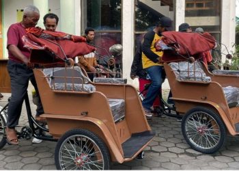 200 Becak Listrik “Prabowo” Diserahkan kepada Pengemudi Banyuwangi