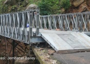 Jembatan Bailey di Pedalaman Kaltim Bakal Segera Diganti Permanen