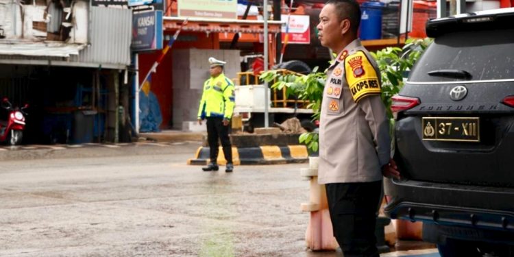 Kapolres Tinjau Commander Wish Arus Pagi di Sangatta 