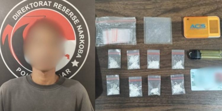 Pengedar Narkoba di Sebulu Dibekuk, Polisi Sita 7,80 Gram Sabu
