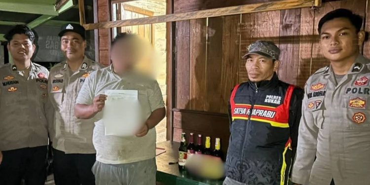 Polsek Tabang Sita Miras Ilegal di Dua Lokasi